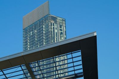 Low angle view of modern building