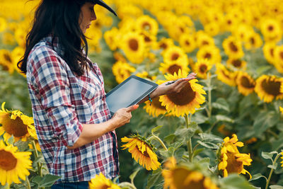 Young woman using mobile phone