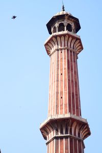 Low angle view of jama masque, delhi against clear sky