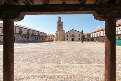 View of old building against sky