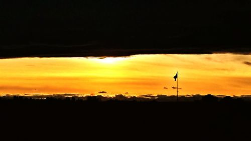 Scenic view of sky during sunset