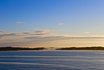 Scenic view of calm sea against sky