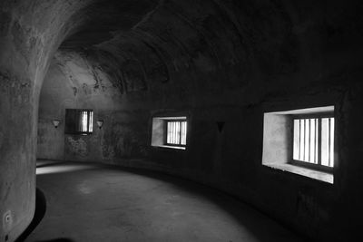 Interior of abandoned building