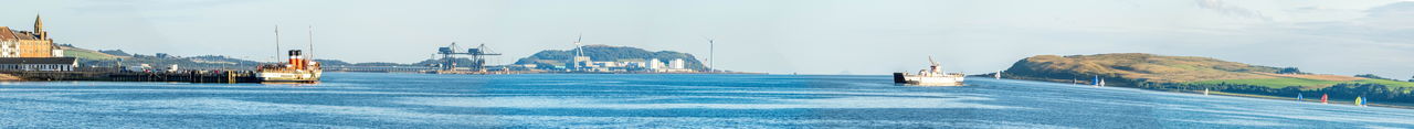 Panoramic view of buildings against sky