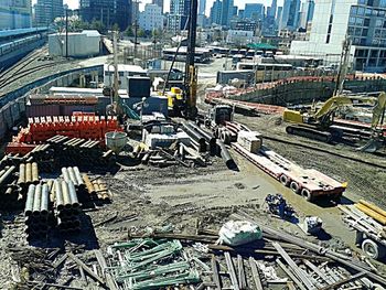View of construction site