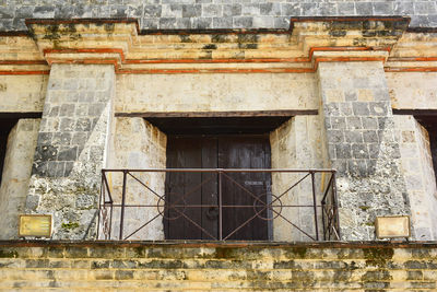 Low angle view of old building