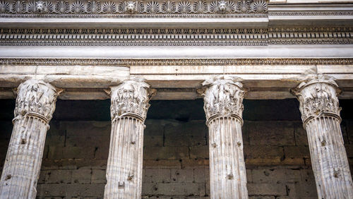 Low angle view of historical building