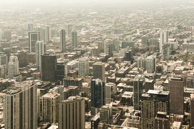 High angle view of cityscape
