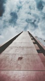 Low angle view of built structure against sky