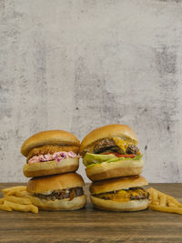 Close-up of food on table