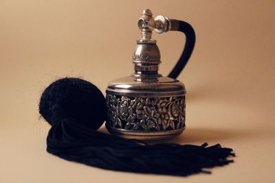 Close-up of black coffee on table