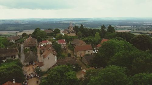 Houses in town