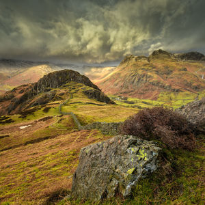 Scenic view of landscape against sky