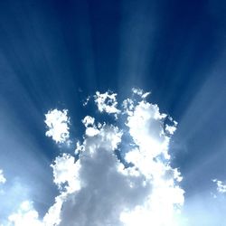 Low angle view of cloudy sky