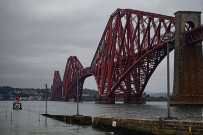 A view of the forth railway bridge.