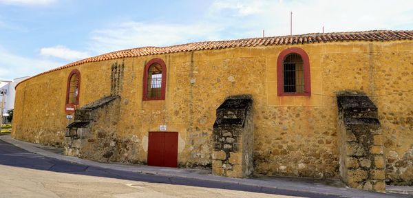 Old building against sky,plaza de toros