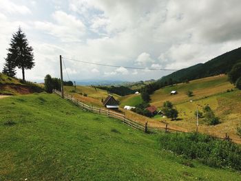 Scenic view of landscape against sky