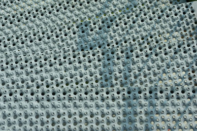 Detail shot of metal grate