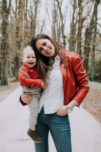 Mother and child happiness