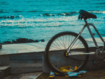 Bicycle by sea