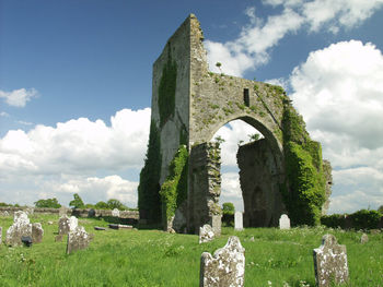 Abbeylara abbey in ireland, in ruins since henry viii dissolved the monasteries after 1536