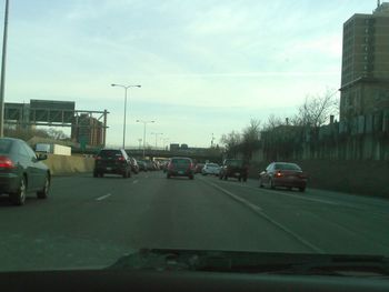 Traffic on road