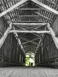 Interior of bridge