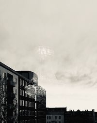 Low angle view of buildings against sky