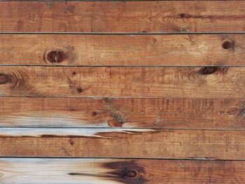 Full frame shot of wooden wall