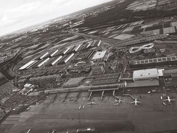 Aerial view of building