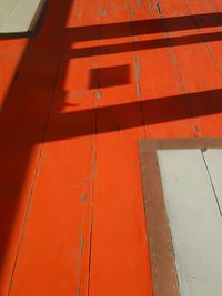 Full frame shot of orange building