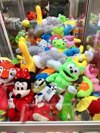 Various toys for sale in store