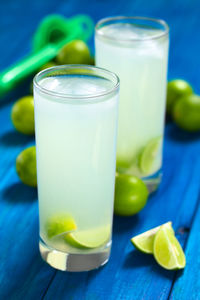 Close-up of drink on table