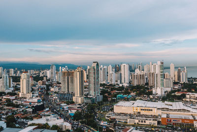 Cityscape against sky