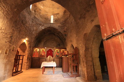 Interior of a christian church