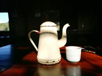 Close-up of drink on table