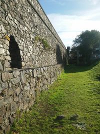 View of old ruin building