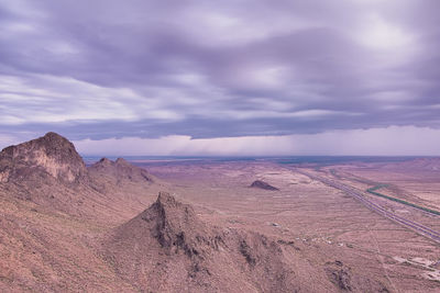 Scenic view of landscape against sky