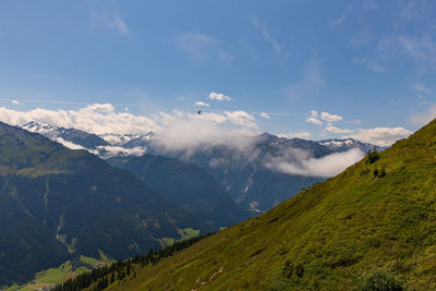 Panorama of the alps