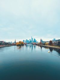 Frankfurt am main view from the river