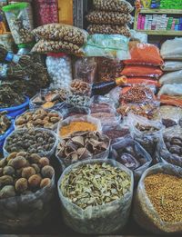 Close-up of vegetables for sale in market