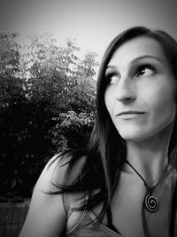 Portrait of beautiful woman