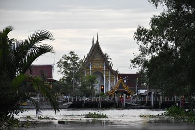 View of temple against sky