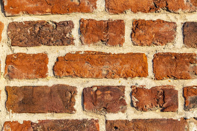 Full frame shot of brick wall