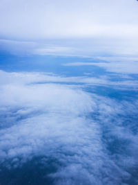 Aerial view of cloudscape against sky