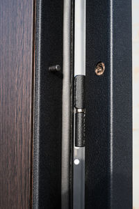 Close-up of door joint