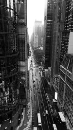 View of city street