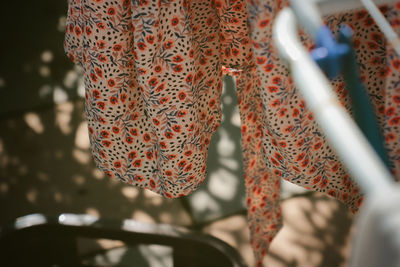 Low section of butterfly on metal