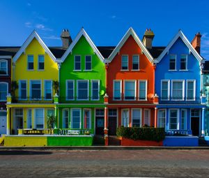 Colourful houses