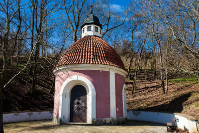 The little chapel of the infant jesus a built on the 18th century located at petrin gardens